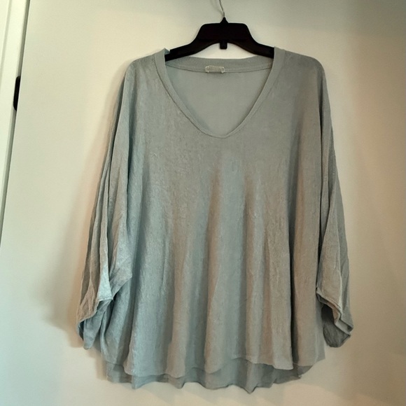 Poetry Lagenlook Linen Lightweight Top Size 18 - Picture 2 of 5